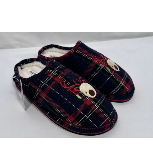 NWT Kuailu slippers size 8.5 Reindeer Holiday - Picture 2 of 10
